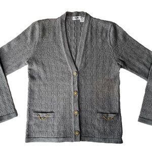 VINTAGE CELINE CLASSIC CHAIN CARDIGAN